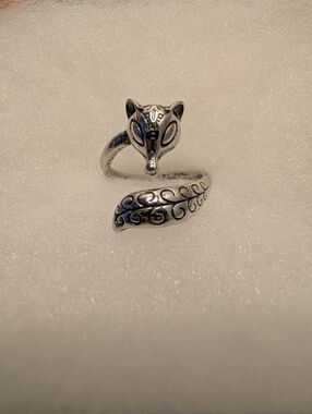 Silver Fox Bypass Ring